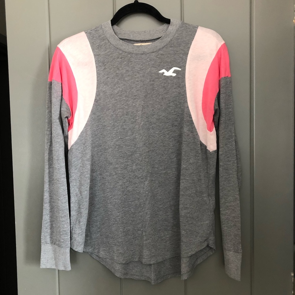 Hollister Colorblock Long Sleeve Tee